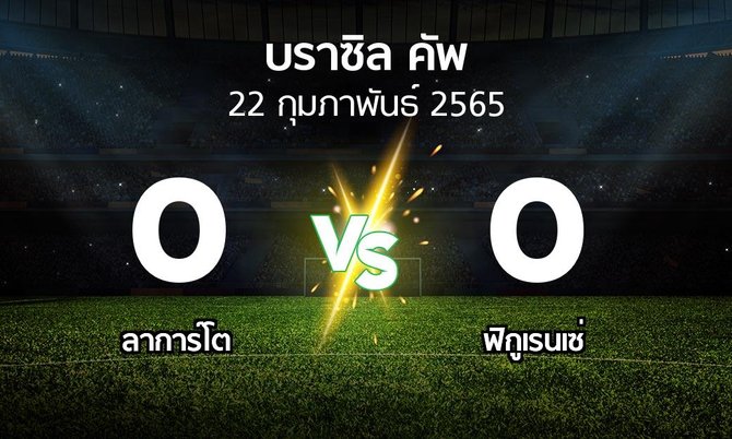ผลบอล : ลาการ์โต vs ฟิกูเรนเซ่ (บราซิล-คัพ 2022)