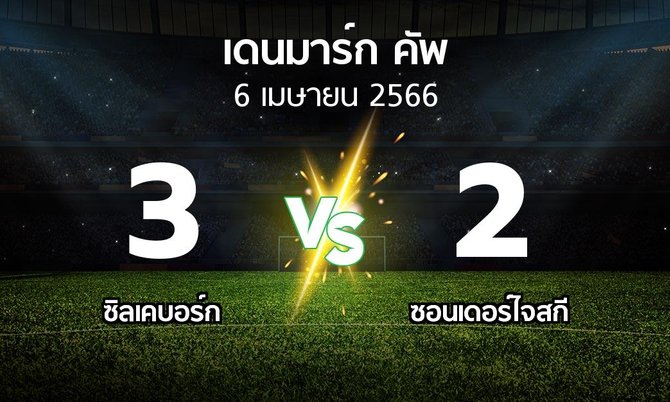 ผลบอล : ซิลเคบอร์ก vs ซอนเดอร์ไจสกี (เดนมาร์ก-คัพ 2022-2023)
