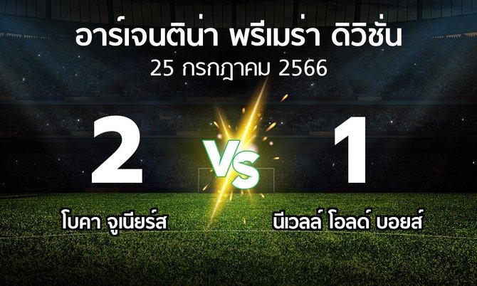 ผลบอล : โบคา จูเนียร์ส vs นีเวลล์ โอลด์ บอยส์ (อาร์เจนติน่า-พรีเมร่า-ดิวิชั่น 2023)