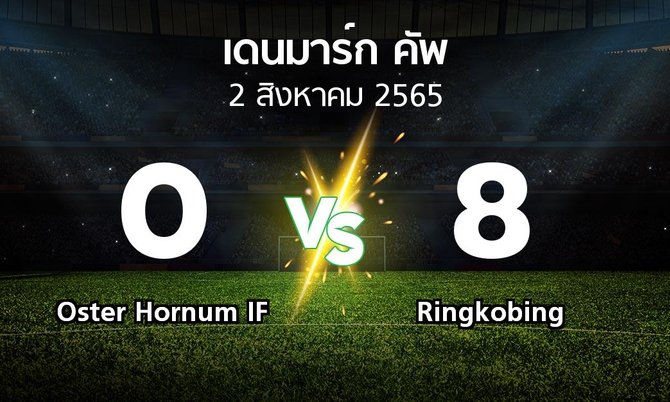 ผลบอล : Oster Hornum IF vs Ringkobing (เดนมาร์ก-คัพ 2022-2023)