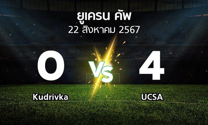 ผลบอล : Kudrivka vs UCSA (ยูเครน-คัพ 2024-2025)