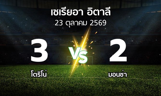 ผลบอล : โตริโน่ vs มอนซ่า (เซเรีย อา 2026-2027)