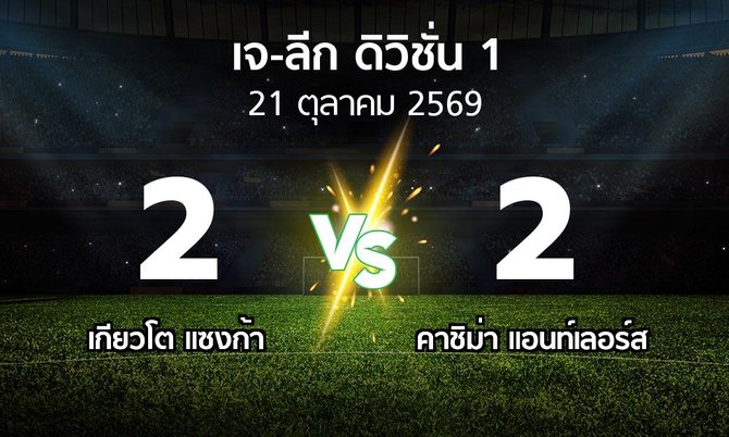 ผลบอล : เกียวโต แซงก้า vs คาชิม่า แอนท์เลอร์ส (เจ-ลีก ดิวิชั่น 1 2026-2027)
