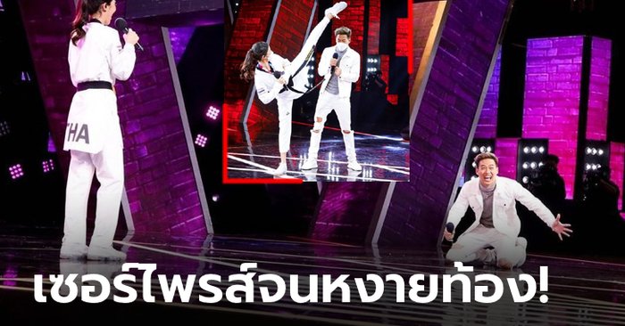 เอฟซีมาเอง! "น้องเทนนิส vs ปอ อรรณพ" โชว์เสียงบนเวทีร้องข้ามกำแพง (คลิป)