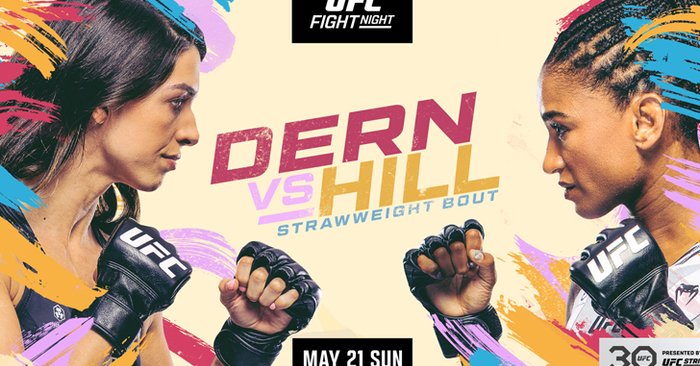 “เดิร์น” รอบู๊ “ฮิลล์” มวยกรงหญิง UFC FIGHT NIGHT อาทิตย์นี้