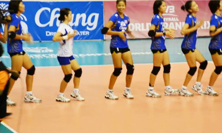 น่ารัก! วอลเลย์หญิงทีมชาติรุ่นอายุไม่เกิน 18 ปี เต้นแน่นอก
