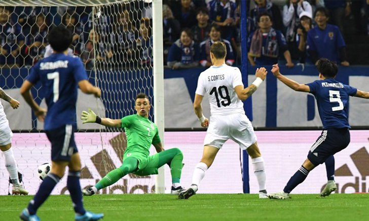 ญี่ปุ่น ฟอร์มดุเปิดบ้านเชือด อุรุกวัย 4-3 เกมอุ่นเครื่อง