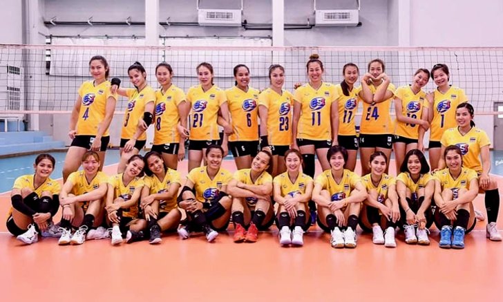 แบโผ! "14 นักตบลูกยางสาวไทย" ลุยศึกมองเทรอซ์ มาสเตอร์ 2019