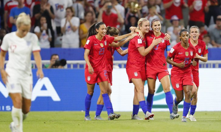 สาวสหรัฐ เชือด อังกฤษ 2-1 ทะลุชิงฟุตบอลหญิงชิงแชมป์โลก