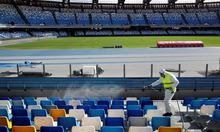 รัฐบาลอิตาลี สั่งกีฬาทุกประเภทแข่งในสนามปิด 30 วัน หวังลดจำนวนผู้ป่วยให้เร็วที่สุด