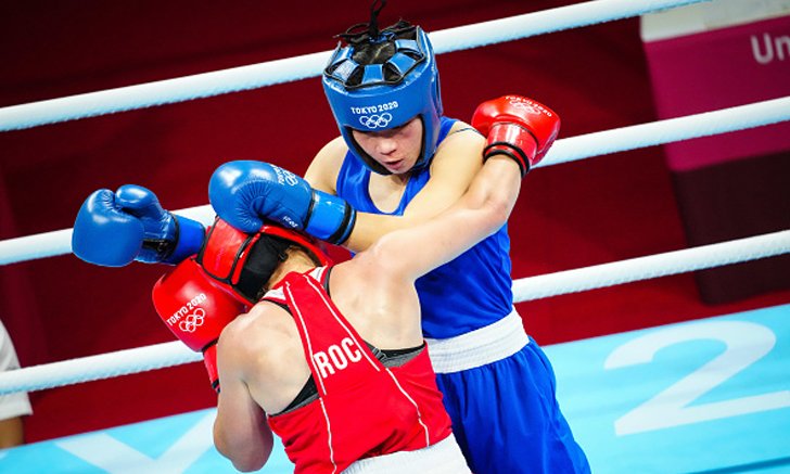 สดชนะเก๋า! "ใบสน" สาวไทยเฮแต้ม นักชกรัสเซีย ลิ่ว 16 คน กำปั้นโอลิมปิก 2020