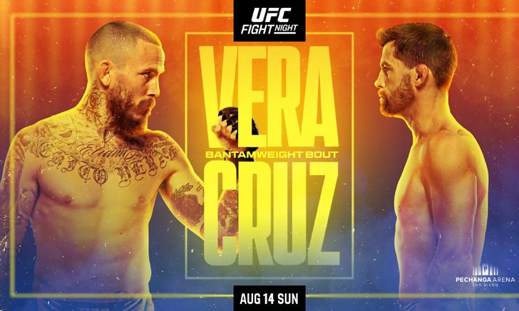 เดือดแน่นอน! "เวร่า" รอบู๊ "ครูซ" ระห่ำรับวันอาทิตย์ UFC FIGHT NIGHT สัปดาห์นี้
