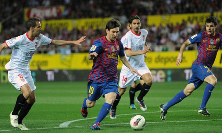 บาร์ซ่าบุกอัดเซบีย่า2-0ไล่เหลือ7แต้ม