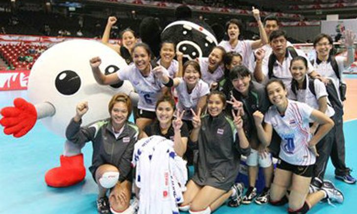 รวมภาพวอลเลย์บอลสาวไทยศึกปรีโอลิมปิค