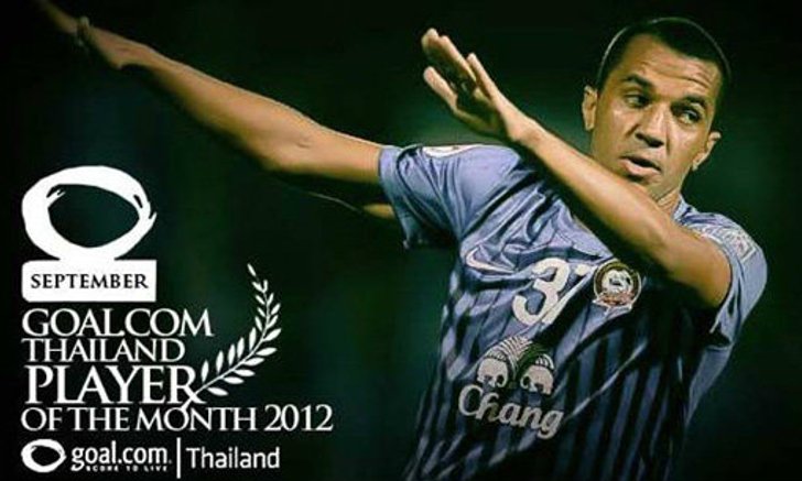 คุนญ่าเจ๋ง รับรางวัลนักเตะยอดเยี่ยมเดือน ก.ย. ของ Goal.com