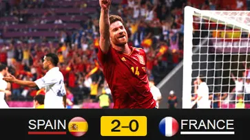 ประมวลภาพ สเปน ชนะ ฝรั่งเศส 2-0