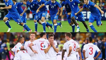 ประมวลภาพ อิตาลี ชนะจุดโทษ อังกฤษ 4-2
