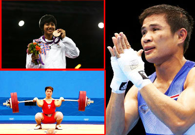 ประมวลภาพนักกีฬาไทยในโอลิมปิก 2012