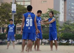 ชายหาดไทยซ้อมมื้อสุดท้ายก่อนบินลุย4เส้า