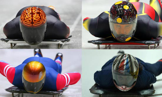 แฟชั่นหมวกกันน็อคโอลิมปิกฤดูหนาว 2014