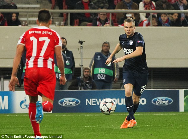 Off the ball: Cleverley has struggled to live up to his billing at Manchester United this season