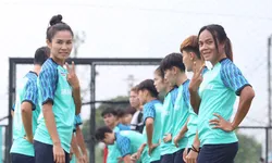 ทีมฟุตบอลหญิงไทย ซ้อมเพื่อพิชิตแชมป์ซีเกมส์