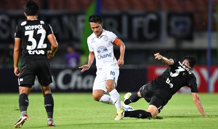 "บุรีรัมย์" บุกเฉือน "สุพรรณบุรี" ท้ายเกม 1-0 ขออีกแต้มเดียวซิวแชมป์ไทยลีก