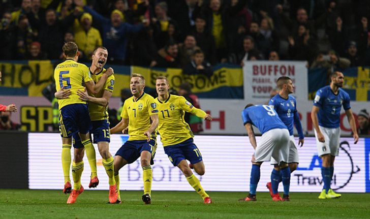 "โยฮันส์สัน" ซูเปอร์ซับ! "สวีเดน" เชือด "อิตาลี" 1-0 เพลย์ออฟบอลโลก (คลิป)