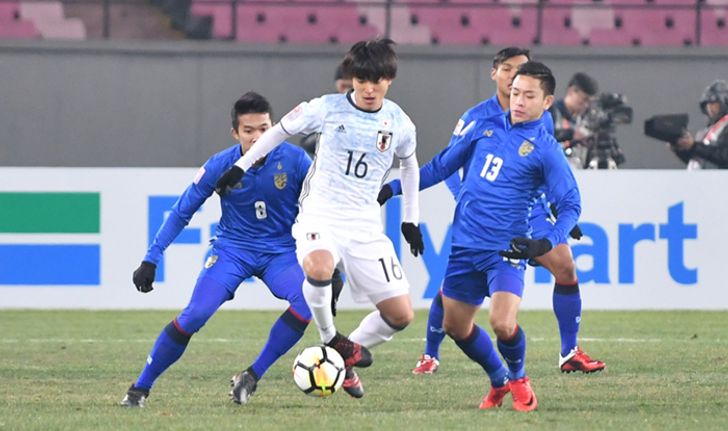 ต้านไม่อยู่! "ไทย" โดน "ญี่ปุ่น" ยิงท้ายเกมพ่าย 0-1 ศึกชิงแชมป์เอเชีย U23