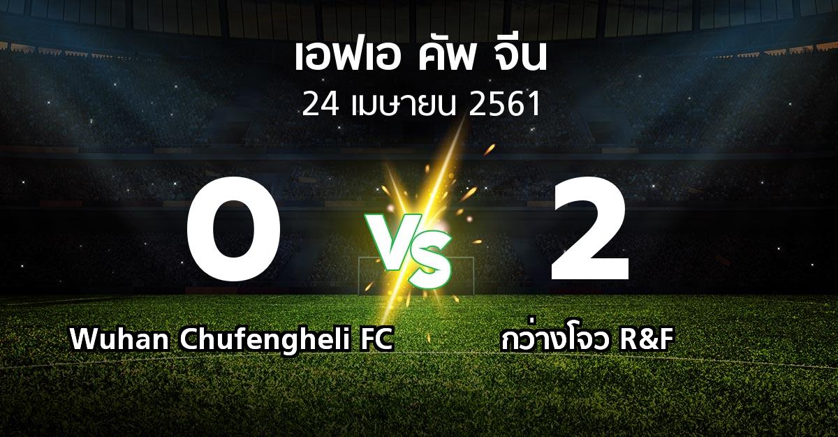 ผลบอล : Wuhan Chufengheli FC vs กว่างโจว R&F (เอฟเอ-คัพ-จีน 2018)