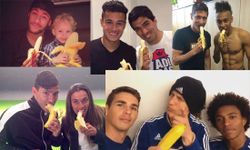 มีกล้วยมั้ย? นักฟุตบอลแห่โพสต์รูป "กินกล้วย" ให้กำลังใจ "อัลเวส"