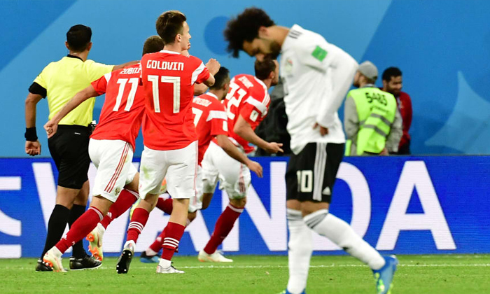 "ซาลาห์" แบกไม่ไหว ! อียิปต์ พ่าย รัสเซีย 1-3 จ่อตกรอบทีมแรกในบอลโลก 2018