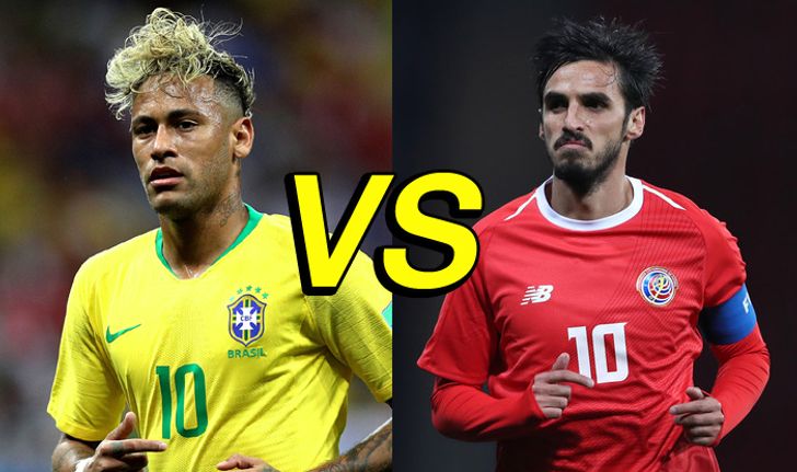 พรีวิว ฟุตบอลโลก 2018 รอบแบ่งกลุ่ม กลุ่มอี : บราซิล VS คอสตาริกา