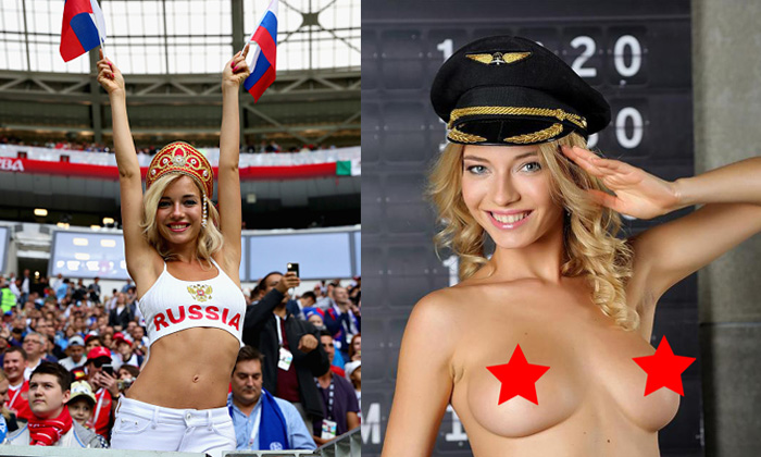 ขุดไม่เลิก! "สื่อนอก" เผยภาพลับ "แฟนบอลสุดสวยรัสเซีย" สมัยถ่ายโป๊ (อัลบั้ม)