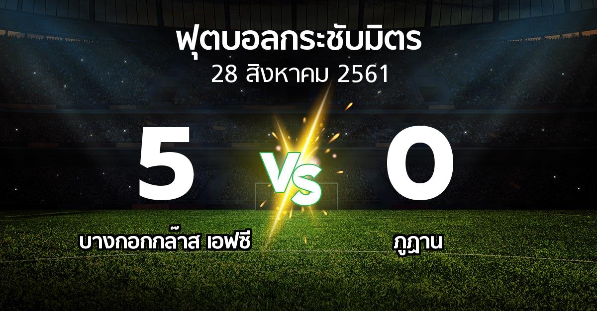 ผลบอล : บางกอกกล๊าส เอฟซี vs ภูฏาน (ฟุตบอลกระชับมิตร)