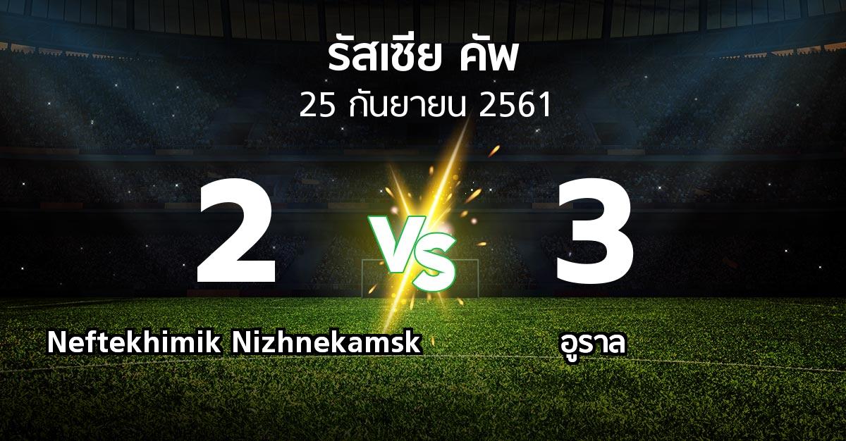 ผลบอล : Neftekhimik Nizhnekamsk vs อูราล (รัสเซีย-คัพ 2018-2019)