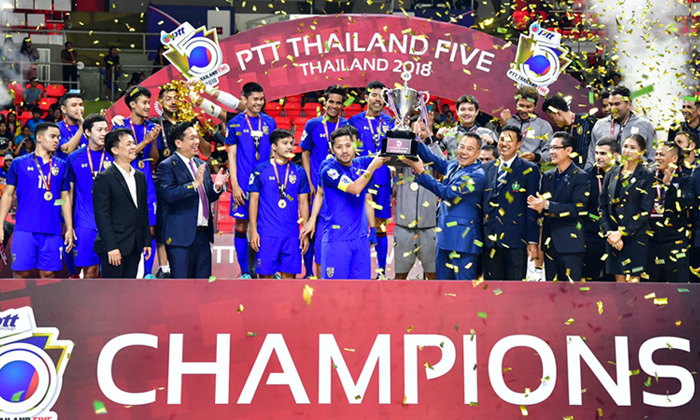 ซิวแชมป์สำเร็จ! "โต๊ะเล็กไทย" รัวยิง "อุซเบกิสถาน" 6-3 ศึกพีทีที ไทยแลนด์ ไฟว์