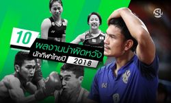 10 ผลงานน่าผิดหวังนักกีฬาไทย ตลอดปี 2018