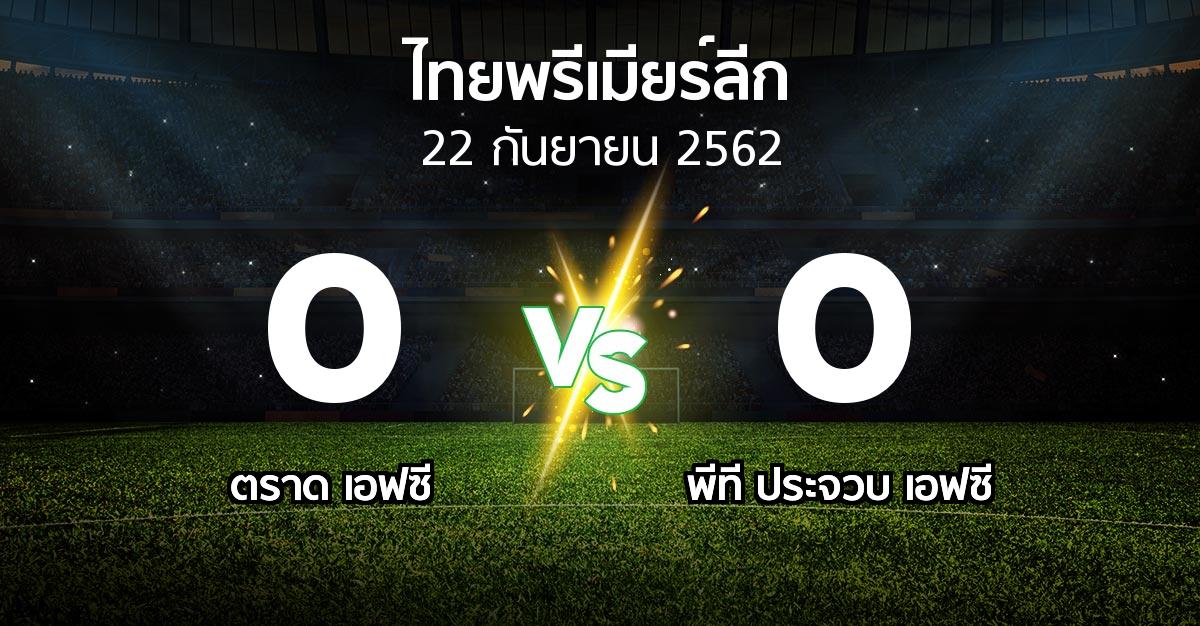 ผลบอล : ตราด เอฟซี vs พีที ประจวบ เอฟซี (ไทยพรีเมียร์ลีก 2019)