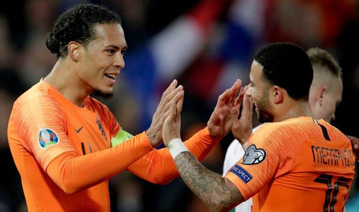 เนเธอร์แลนด์ ถล่ม เบลารุส 4-0 ประเดิมชัยคัดยูโร 2020
