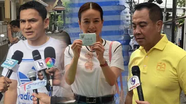 "บิ๊กอ๊อด, มาดามแป้ง, ซิโก้" สามคนดังลูกหนังไทยใช้สิทธิเลือกตั้งสภาผู้แทนราษฎร (คลิป)