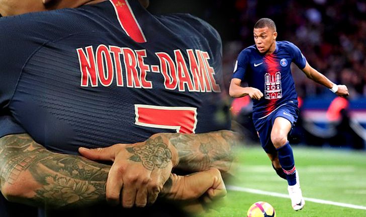 PSG ใส่เสื้อรำลึก เหตุไฟไหม้ "อาสนวิหาร น็อทร์-ดาม" เกมฉลองแชมป์ ถล่ม โมนาโก 3-1