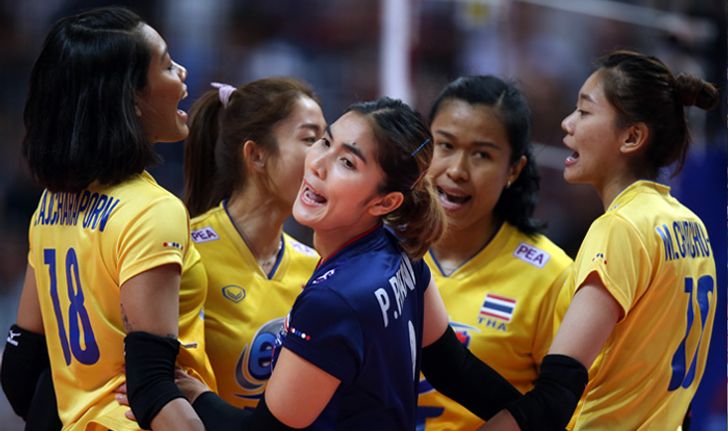 บุกคว่ำถึงถิ่น! "ลูกยางสาวไทย" พลิกแซง รัสเซีย 3-1 ศึกเนชั่นส์ลีก สนามสุดท้าย