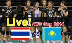 รับชมและติดตามการแข่งขันวอลเลย์บอลหญิง AVC Cup 2014 "ไทย-คาซัคสถาน" ได้ที่นี่!