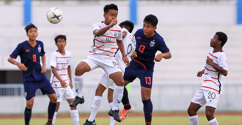 "ช้างศึกU15" ไล่ขย่ม กัมพูชา 4-0 เก็บชัย 3 นัดรวด