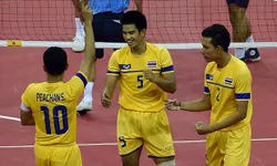 ประมวลภาพ ทีมตะกร้อชายไทยคว้าเหรียญทอง