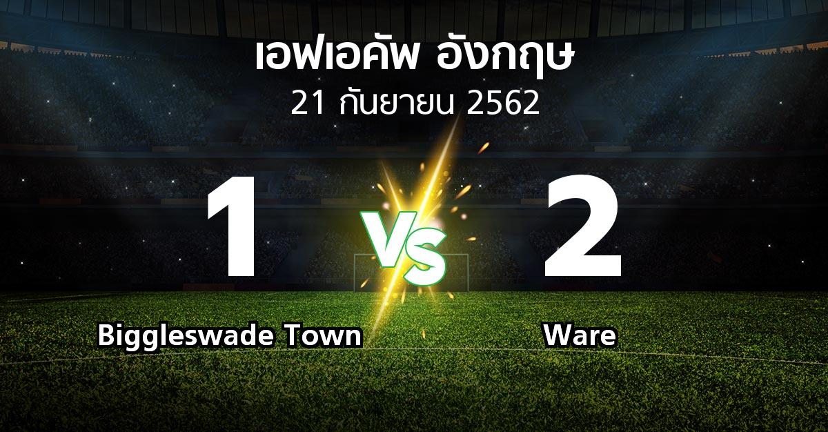 ผลบอล : Biggleswade Town vs Ware (เอฟเอ คัพ 2019-2020)