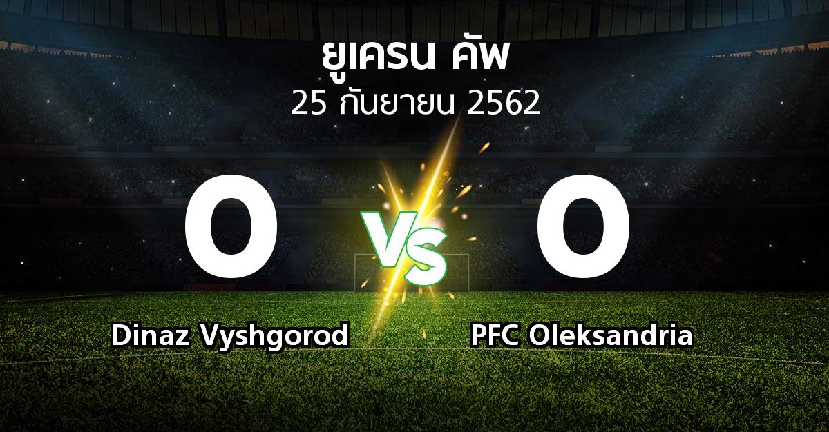 ผลบอล : Dinaz Vyshgorod vs PFC Oleksandria (ยูเครน-คัพ 2019-2020)