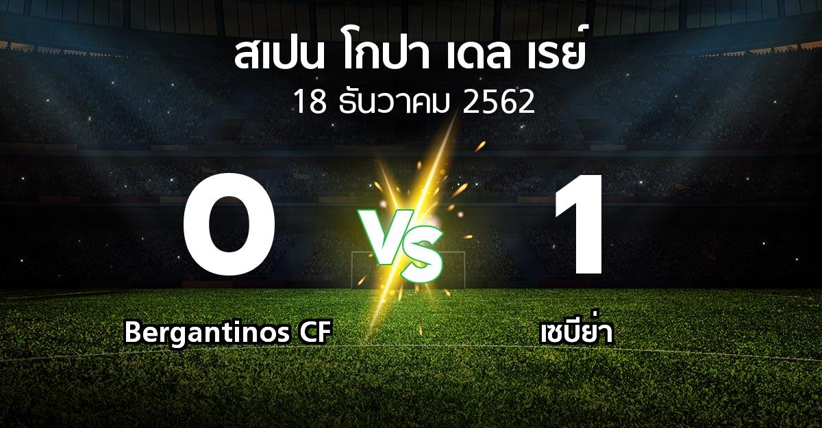 ผลบอล : Bergantinos CF vs เซบีย่า (สเปน-โกปาเดลเรย์ 2019-2020)