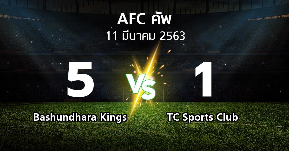 ผลบอล : Bashundhara Kings vs TC Sports Club (เอเอฟซีคัพ 2020)